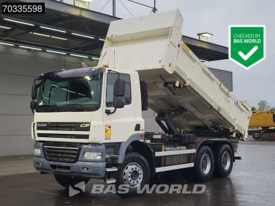 Daf CF 300 6X4 10m3 3-way topper Steel suspension Big-Axle Automatic Euro 5 en vente par BAS World B.V.
