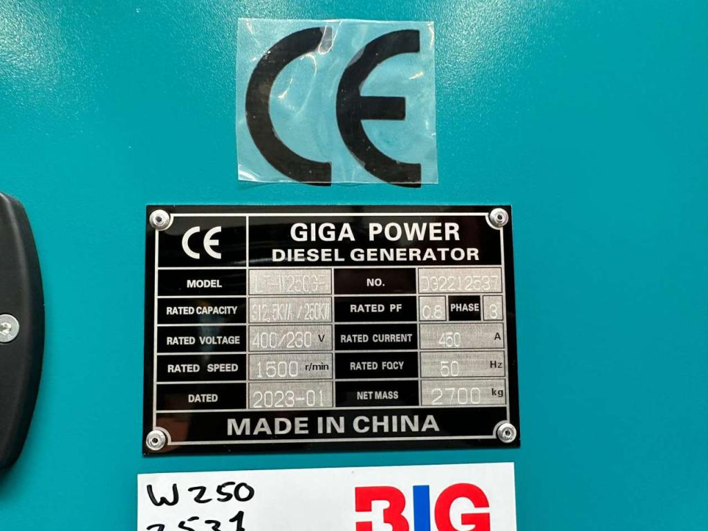 Giga Power LT-W250GF 312.5 kVA silent generator Photo 10
