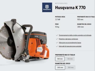 Husqvarna K770 en vente par RMC Srl