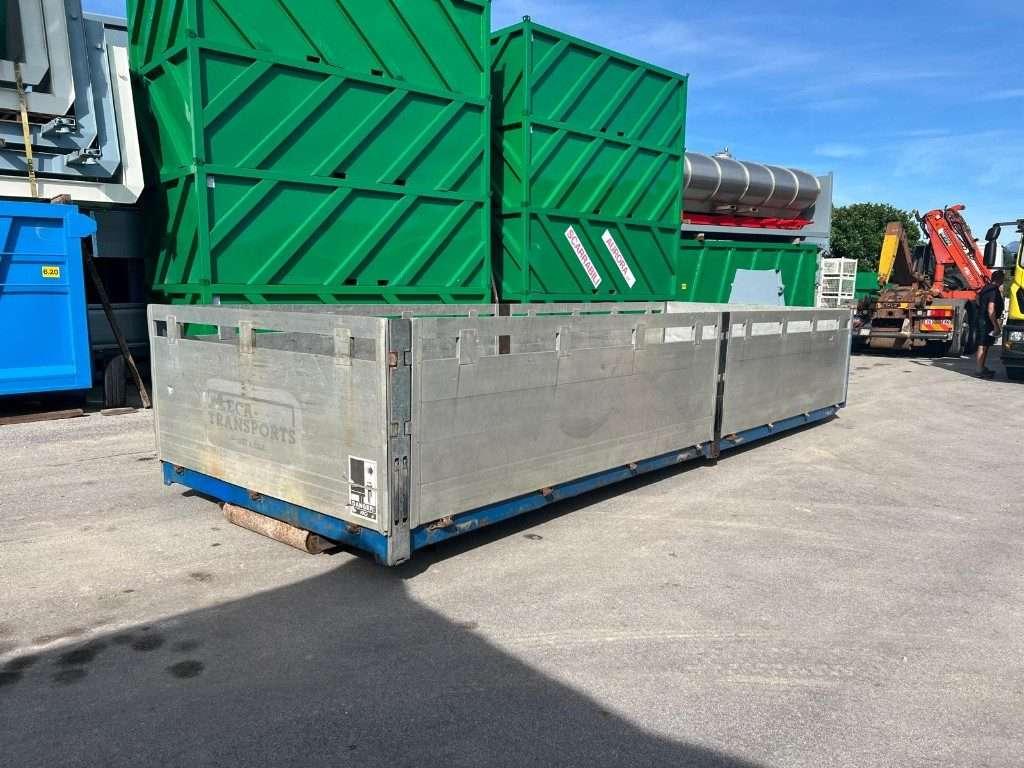 CONTAINER SCARRABILE USATO A PIANALE CON SPONDE Photo 2