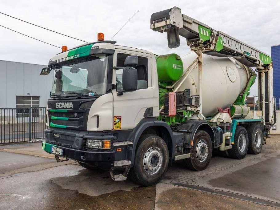 Scania P400 +STETTER 7m3+TAPIS THEAM TS 13 Photo 1