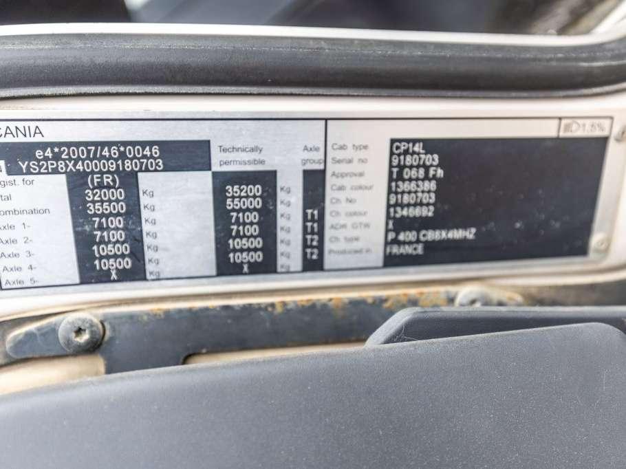 Scania P400 +STETTER 7m3+TAPIS THEAM TS 13 Photo 24