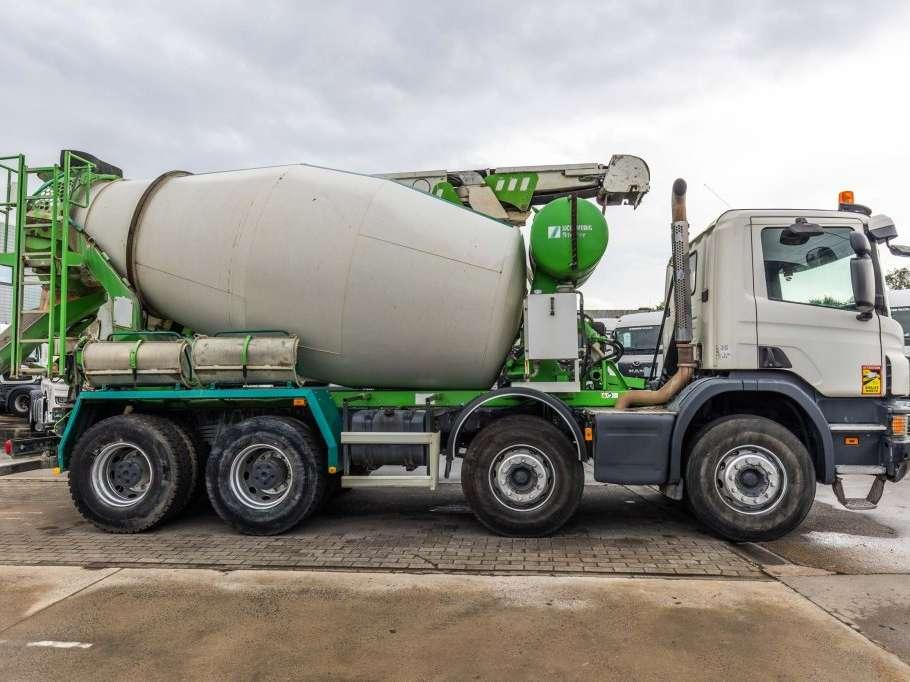 Scania P400 +STETTER 7m3+TAPIS THEAM TS 13 Photo 6