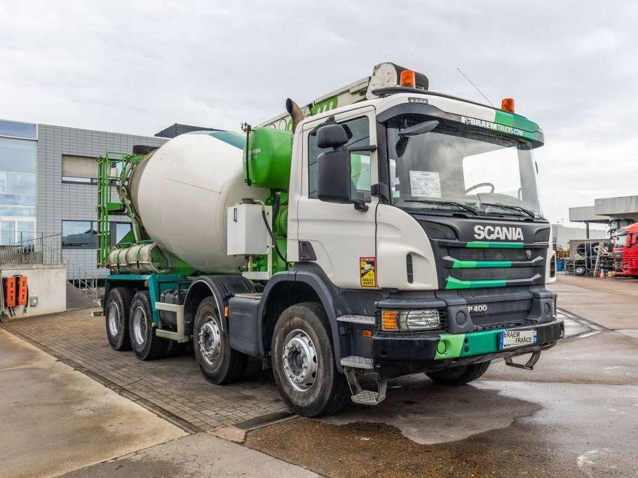 Scania P400 +STETTER 7m3+TAPIS THEAM TS 13 Photo 7