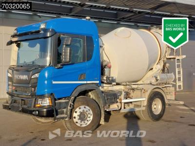 Scania P360 4X2 5m3 Liebherr mixer Steel suspension Retarder Automatic Euro 6 en vente par BAS World B.V.