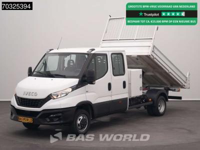 Iveco Daily 35C16 3.0L Kipper met Kist Dubbel Cabine Dubbellucht 3,5t Trekhaak Navi Airco Cruise Camera E en vente par BAS World B.V.