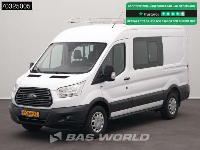Ford Transit 105pk Dubbel Cabine L2H2 Trekhaak Airco Cruise Parkeersensoren v+a Imperiaal Euro6 L2 DC Do en vente par BAS World B.V.
