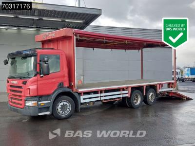 Scania P280 6X2 2500kg Ladebordwand Hydraulic Curtains Full Air Lift+steering axle Euro 5 en vente par BAS World B.V.