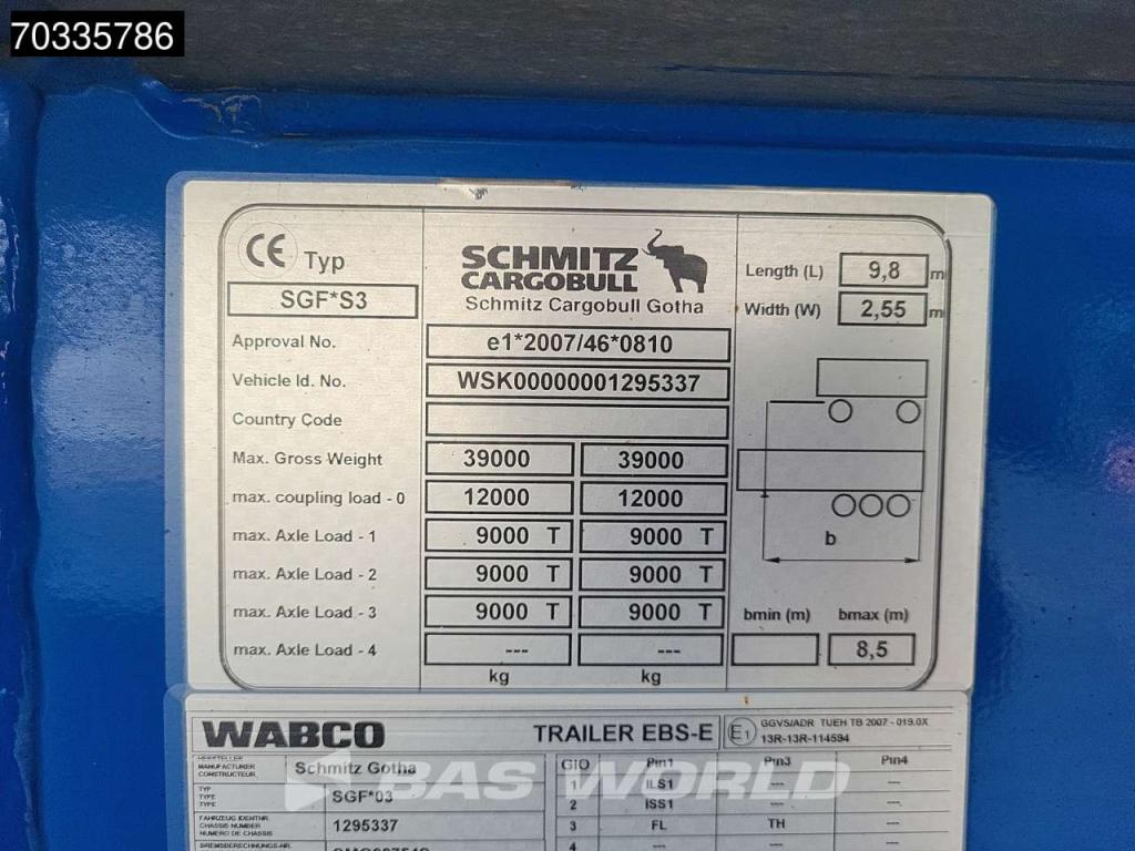 Schmitz SGF*S3 ISO Lift Axle Photo 30