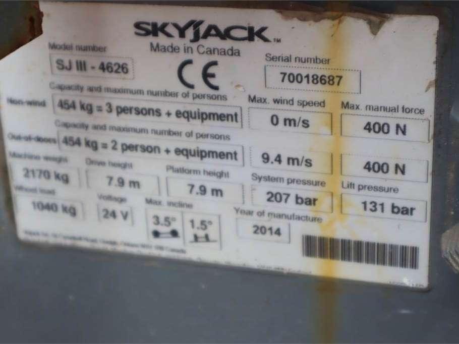SkyJack SJ4626 Electric Photo 13