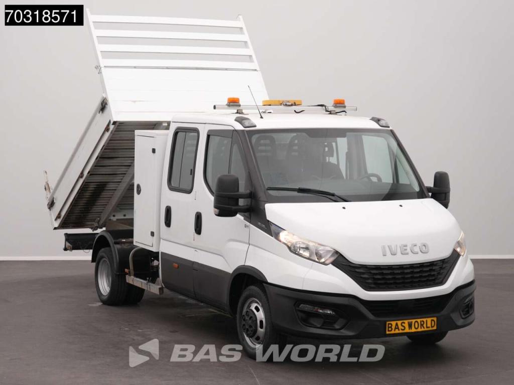Iveco Daily 35C14 Open Laadbak Dubbel Cabine 3,5t Trekhaak Dubbellucht Airco Cruise Euro6 Pritsche Pickup Photo 8
