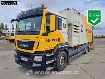 Man TGS 26.360 6X2 BekkerLaGram SV Road cleaner High pressure Sweerper truck Manual Euro 6 en vente par BAS World B.V.