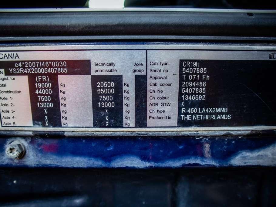 Scania R450+INTARDER+KIPHYDR+65T+FULL OPTION Photo 11