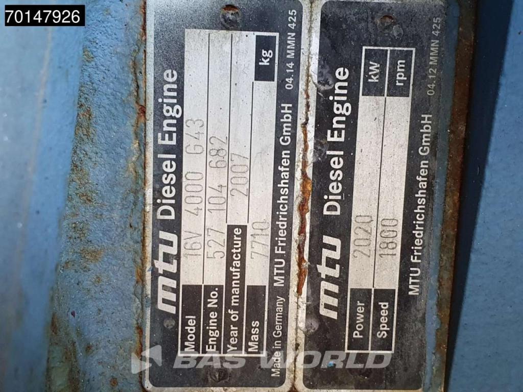 SDMO 51.2L70-4P 2600 KVA - ENGINE NEEDS REPAIR Photo 29