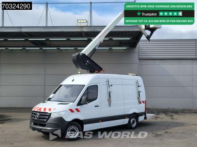 Mercedes-Benz Sprinter 314 CDI Hoogwerker 11m Werkhoogte Trekhaak Airco Cruise Camera Euro6 Arbeitsbuhne Hubarbei en vente par BAS World B.V.