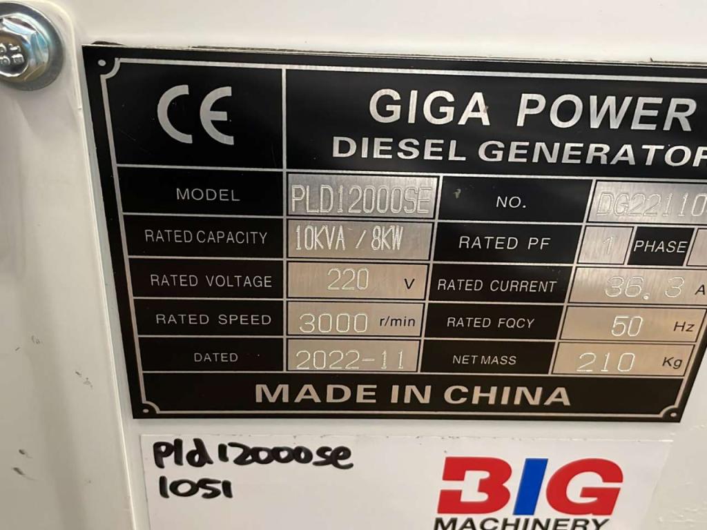 Giga Power PLD12000SE 10KVA silent set Photo 13