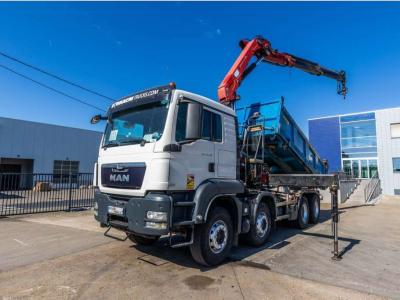 Man TGS 35.360 BB+ BIBENNE+HMF 18T/m+2EXT en vente par Braem NV