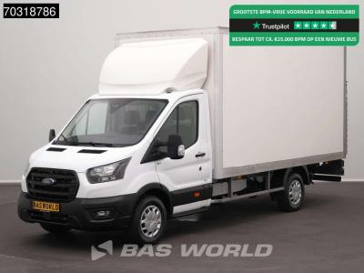 Ford Transit 130pk Laadklep Bakwagen Airco Crusie Euro6 Meubelbak Koffer Airco Cruise control en vente par BAS World B.V.