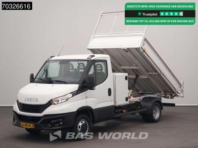 Iveco Daily 35C16 3.0L Kipper met Kist Dubbellucht 3,5t Trekhaak Airco Cruise Euro6 Tipper Benne Kieper A en vente par BAS World B.V.