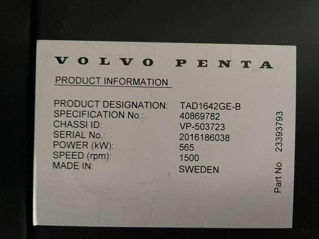 Volvo TAD1642GE - 650 kVA Generator - DPX-18884 Photo 16