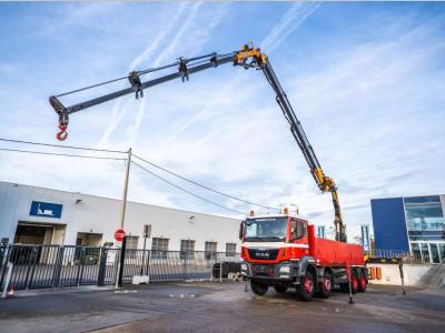Man TGS 35.400 BB+ EFFER 395 (4x)+JIB(4x) en vente par Braem NV