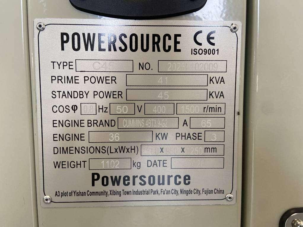 Cummins 4BT3.9-G2 - 45 kVA Generator - DPX-19831 Photo 6