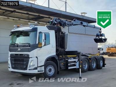 Volvo FM 460 8X4 NEW! Palfinger Q200Z95TR Crane Kran + HT 24 TEC Hooklift ACC LED en vente par BAS World B.V.