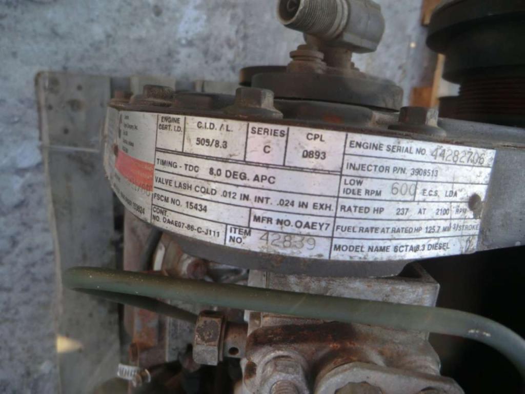 Moteur à bloc long pour Cummins 6CTA8.3 Photo 5