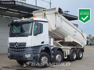 Mercedes-Benz Arocs 3245 8X4 16m3 tipper Hydraulic tailgate Full Steel suspension Big-Axle Euro 6 en vente par BAS World B.V.
