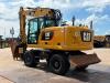 Caterpillar M316F Mobile excavator Photo 5 thumbnail