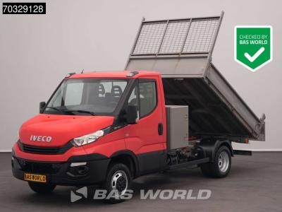 Iveco Daily 35C12 Kipper Dubbel Cabine 3,5t Trekhaak Airco Cruise Euro6 Tipper Benne Kieper A/C Towbar Cr en vente par BAS World B.V.