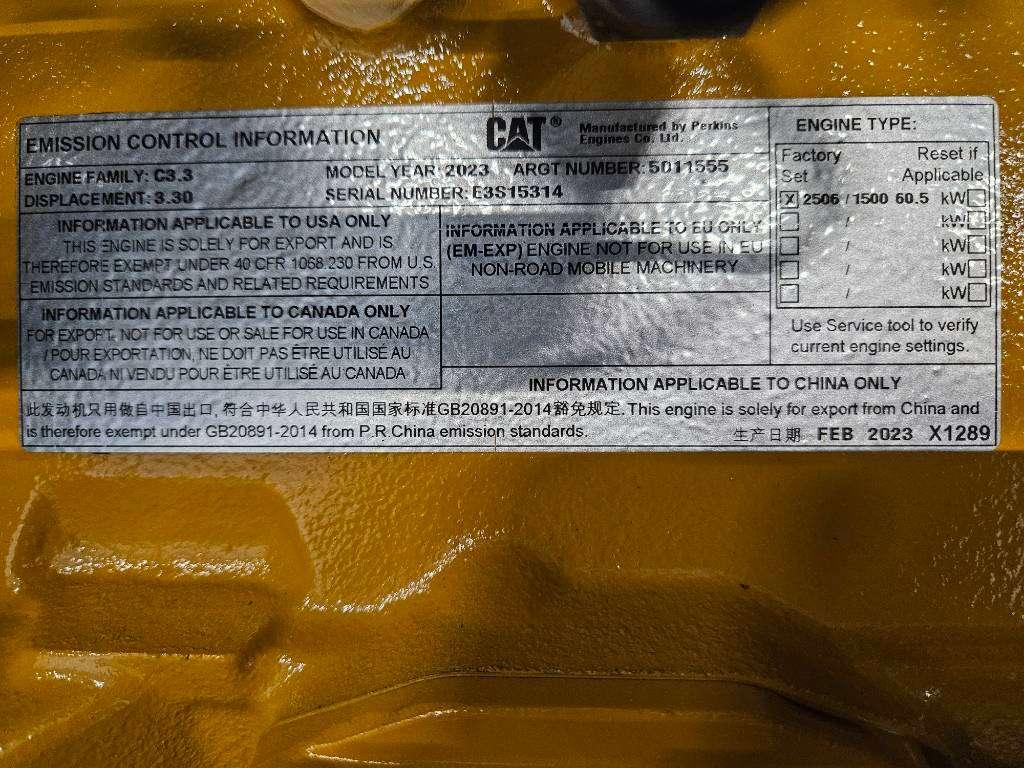 CAT DE65GC - 65 kVA Stand-by Generator Set - DPX-18206 Photo 16