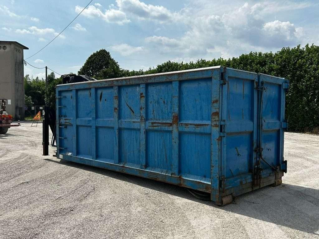 CONTAINER SCARRABILE USATO A CIELO APERTO CON GRU Photo 3