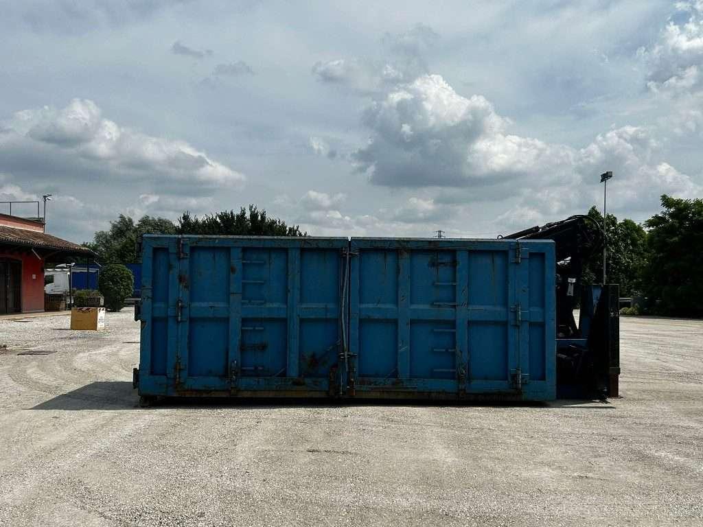 CONTAINER SCARRABILE USATO A CIELO APERTO CON GRU Photo 8