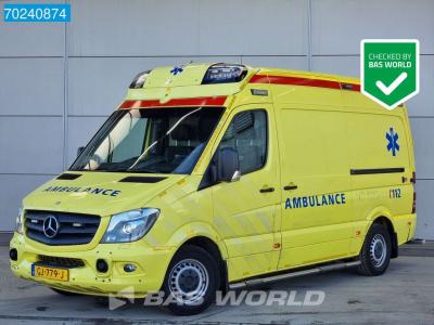Mercedes Sprinter 319 CDI Automaat Euro6 Complete NL Ambulance Brancard Ziekenwagen Rettungswagen Krankenwag en vente par BAS World B.V.