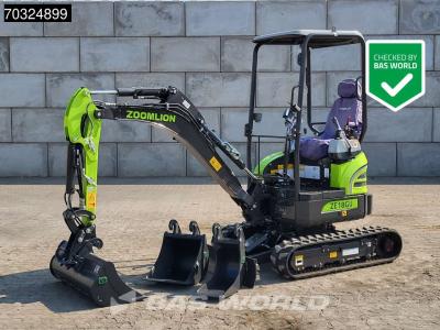Zoomlion ZE18 GU KUBOTA ENGINE - CW / 3 BUCKETS - CE CERTIFIED en vente par BAS World B.V.