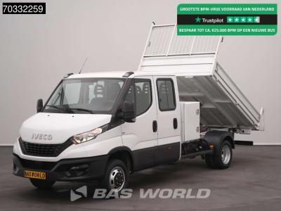 Iveco Daily 35C16 3.0L Dubbel Cabinbe Navi Kipper Airco Cruise 3,5t Trekgewicht Euro6 Tipper Benne Kieper en vente par BAS World B.V.