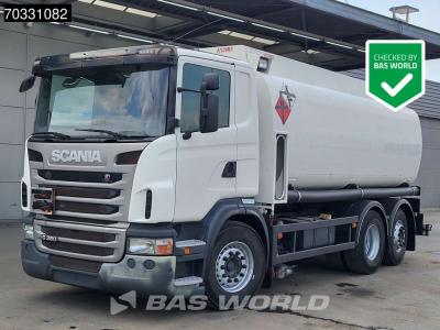 Scania G380 6X2 Alfons Haar Fuel tanker 18.450 liter 4 compartments Lift+steering axle Euro 5 en vente par BAS World B.V.