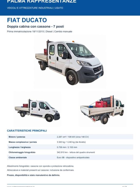 Fiat DUCATO DOPPIA CABINA Photo 2