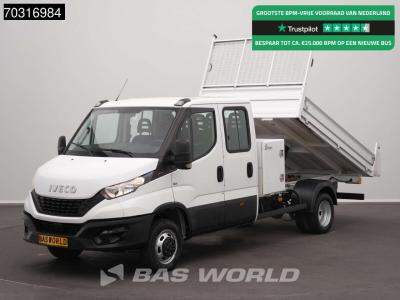 Iveco Daily 35C16 3.0L Kipper met Kist Dubbel Cabine Dubbellucht 3,5t Trekhaak Navi Airco Cruise Camera E en vente par BAS World B.V.
