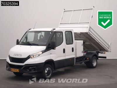 Iveco Daily 35C16 3.0L Kipper met Kist Dubbel Cabine Dubbellucht 3,5t Trekhaak Navi Airco Cruise Camera E en vente par BAS World B.V.