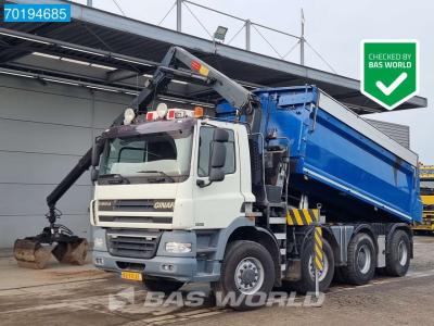 Ginaf X4243LS 8X4 NL-Truck HMF1643 Z2 Crane Kran EURO 5 en vente par BAS World B.V.
