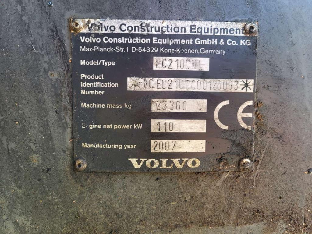Volvo EC210CNL Photo 10