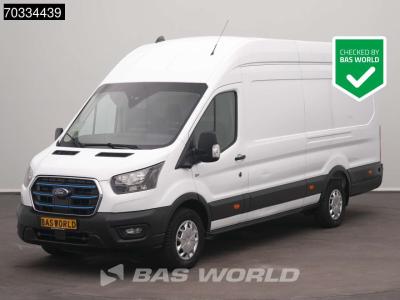 Ford e-Transit 184pk Elektrisch 68kWh 317KM WLTP L4H3 Airco Navi Camera Carplay PDC v+a A/C Cruise contr en vente par BAS World B.V.