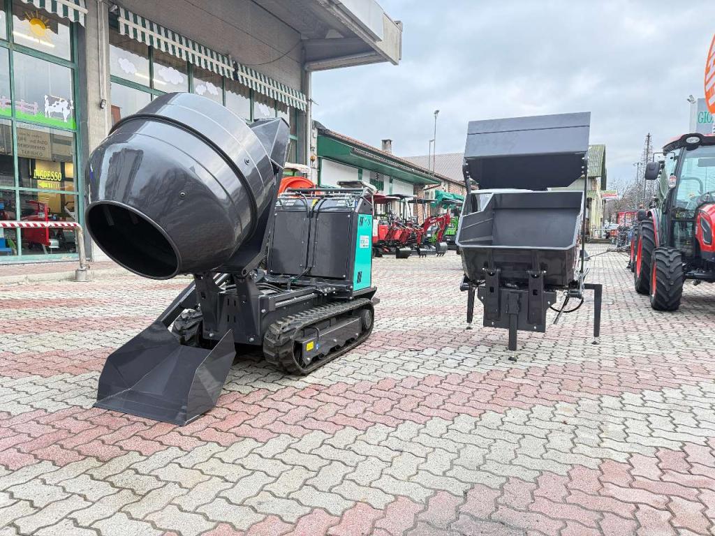Imer TAURUS 1000 - BOTTE IMPASTATRICE - PALA AUTOCARICANTE - CASSONE DUMPER Photo 2