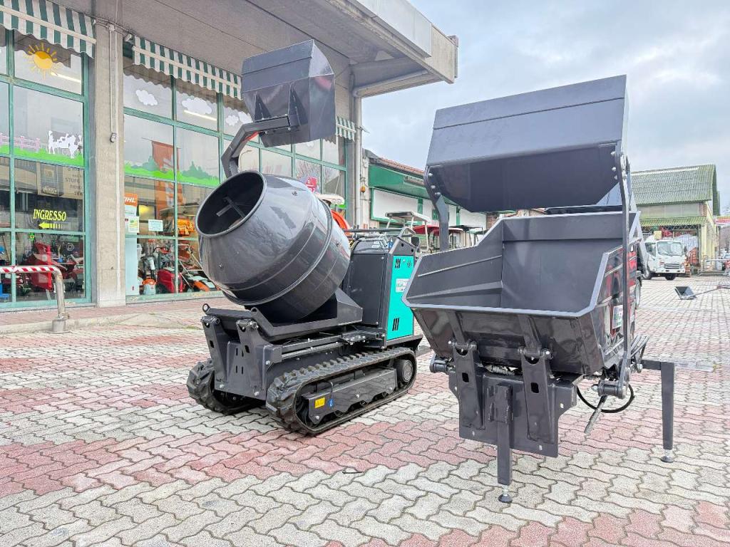 Imer TAURUS 1000 - BOTTE IMPASTATRICE - PALA AUTOCARICANTE - CASSONE DUMPER Photo 6