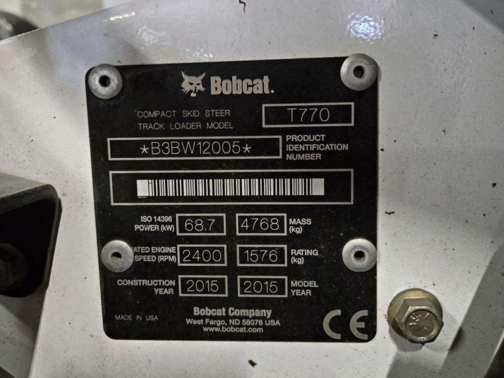 Bobcat T770 Photo 6