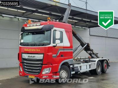 Daf XF 480 XF 6X2 NL-Truck APK VDL S-25-6200 containersystem Lift+steering axle Automatic Euro 6 en vente par BAS World B.V.
