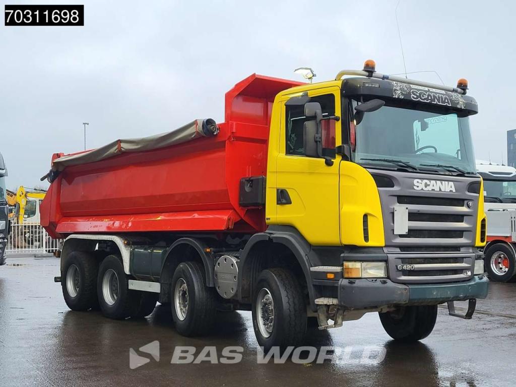 Scania G420 G 8X6 8x6 18m3 KH Kipper Steel suspension Big-Axle Euro 4 Photo 7