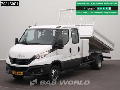 Iveco Daily 35C16 3.0L Dubbel Cabine met Kist Dubbellucht 3,5t Trekhaak Navi Airco Euro6 Tipper Benne Kie en vente par BAS World B.V.
